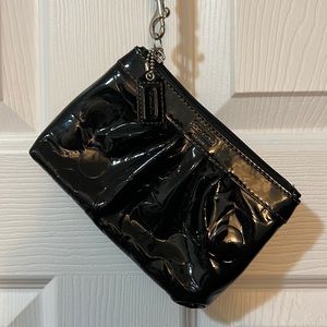 Coach patent wristlet